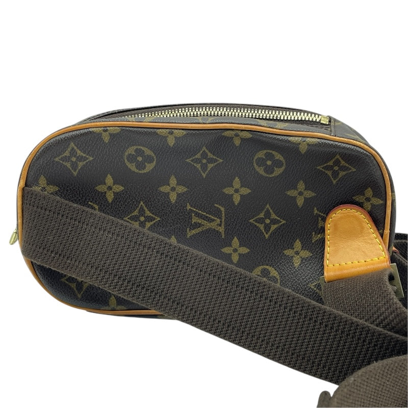 ルイ・ヴィトン LOUIS VUITTON ポシェット・ガンジュ M51870 ブラウン モノグラムキャンバス ユニセックス ショルダーバッグ