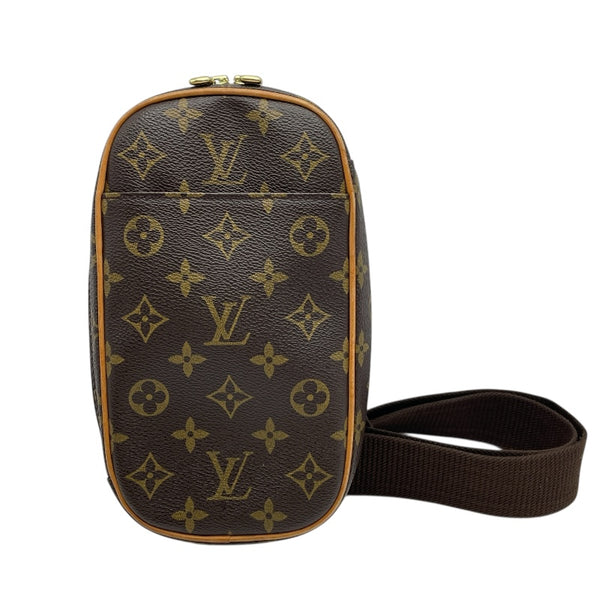 ルイ・ヴィトン LOUIS VUITTON ポシェット・ガンジュ M51870 ブラウン モノグラムキャンバス ユニセックス ショルダーバッグ