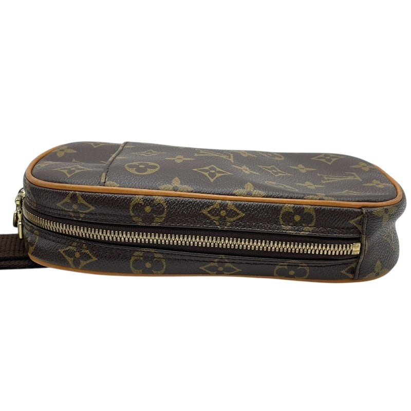 ルイ・ヴィトン LOUIS VUITTON ポシェット・ガンジュ M51870 ブラウン モノグラムキャンバス ユニセックス ショルダーバッグ