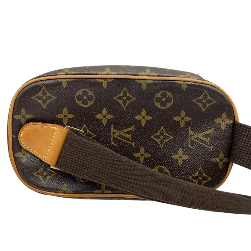 ルイ・ヴィトン LOUIS VUITTON ポシェット・ガンジュ M51870 ブラウン モノグラムキャンバス ユニセックス ショルダーバッグ