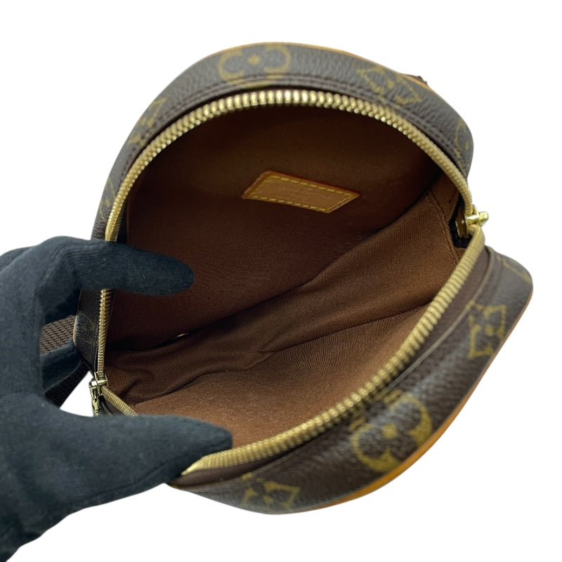 ルイ・ヴィトン LOUIS VUITTON ポシェット・ガンジュ M51870 ブラウン モノグラムキャンバス ユニセックス ショルダーバッグ