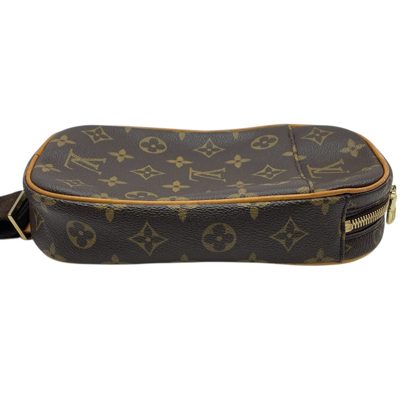 ルイ・ヴィトン LOUIS VUITTON ポシェット・ガンジュ M51870 ブラウン モノグラムキャンバス ユニセックス ショルダーバッグ