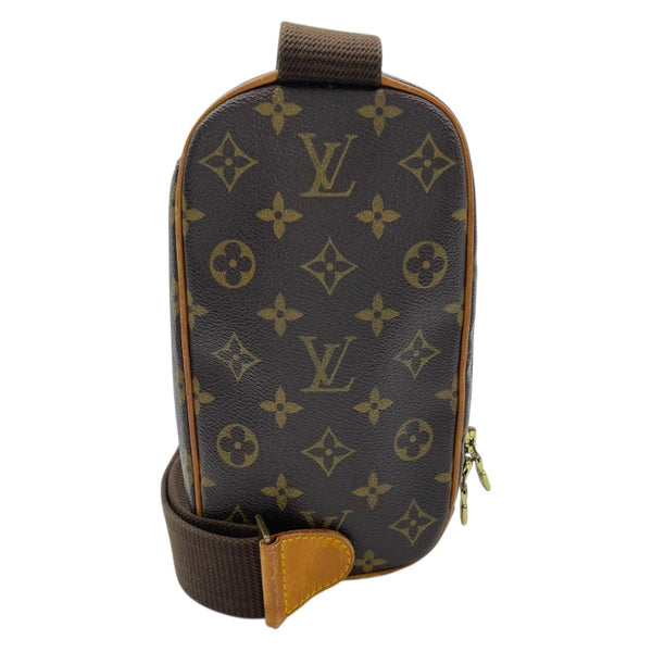 ルイ・ヴィトン LOUIS VUITTON ポシェット・ガンジュ M51870 ブラウン モノグラム・キャンバス ユニセックス ショルダーバッグ