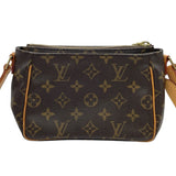 ルイ・ヴィトン LOUIS VUITTON ヴィバシテPM M51165 ブラウン モノグラムキャンバス ユニセックス ショルダーバッグ