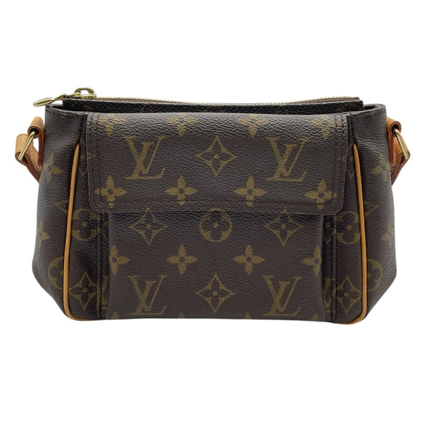 ルイ・ヴィトン LOUIS VUITTON ヴィバシテPM M51165 ブラウン モノグラムキャンバス ユニセックス ショルダーバッグ