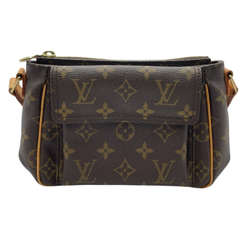 ルイ・ヴィトン LOUIS VUITTON ヴィバシテPM M51165 ブラウン モノグラムキャンバス ユニセックス ショルダーバッグ
