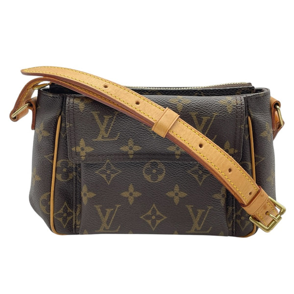 ルイ・ヴィトン LOUIS VUITTON ヴィバシテPM M51165 ブラウン モノグラムキャンバス ユニセックス ショルダーバッグ