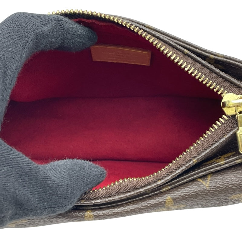 ルイ・ヴィトン LOUIS VUITTON ヴィバシテPM M51165 ブラウン モノグラムキャンバス ユニセックス ショルダーバッグ