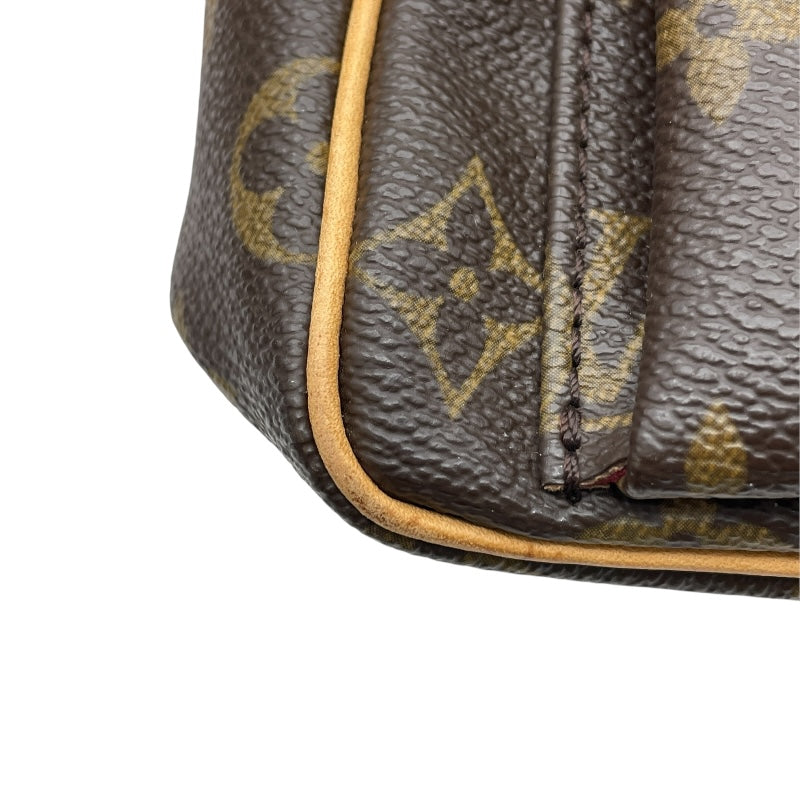 ルイ・ヴィトン LOUIS VUITTON ヴィバシテPM M51165 ブラウン モノグラムキャンバス ユニセックス ショルダーバッグ