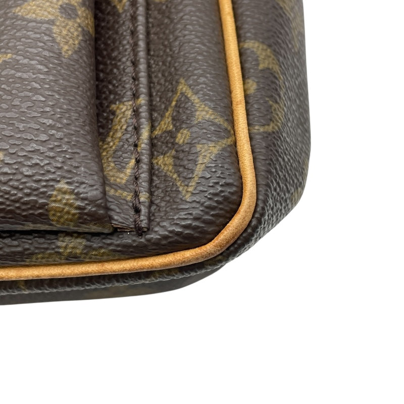 ルイ・ヴィトン LOUIS VUITTON ヴィバシテPM M51165 ブラウン モノグラムキャンバス ユニセックス ショルダーバッグ