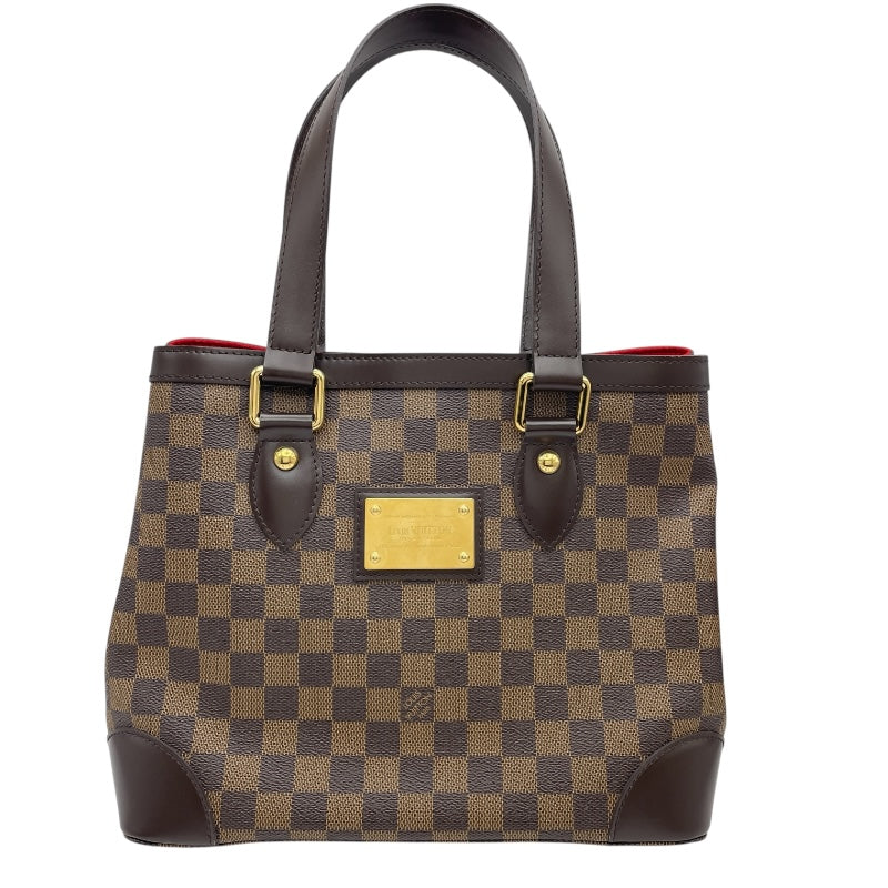 ルイ・ヴィトン LOUIS VUITTON ハムステッドPM N51205 ブラウン ダミエ・エベヌ レディース ハンドバッグ