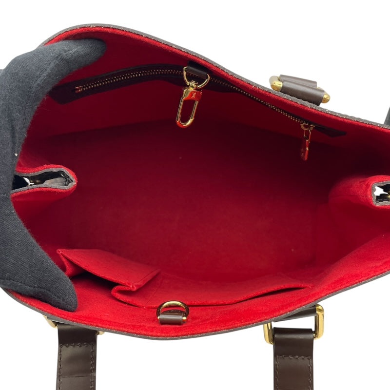 ルイ・ヴィトン LOUIS VUITTON ハムステッドPM N51205 ブラウン ダミエ・エベヌ レディース ハンドバッグ