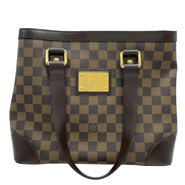 ルイ・ヴィトン LOUIS VUITTON ハムステッドPM N51205 ブラウン ダミエ・エベヌ レディース ハンドバッグ