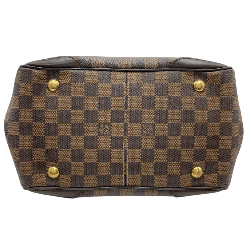 ルイ・ヴィトン LOUIS VUITTON ヴェローナPM N41117 ブラウン ダミエ・エベヌ レディース ショルダーバッグ