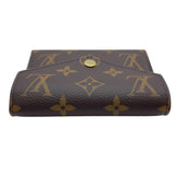 ルイ・ヴィトン LOUIS VUITTON ポルトフォイユ・ヴィクトリーヌ M41938 ブラウン×フーシャ モノグラムキャンバス レディース 三つ折り財布