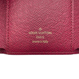 ルイ・ヴィトン LOUIS VUITTON ポルトフォイユ・ヴィクトリーヌ M41938 ブラウン×フーシャ モノグラムキャンバス レディース 三つ折り財布