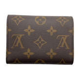 ルイ・ヴィトン LOUIS VUITTON ポルトフォイユ・ヴィクトリーヌ M41938 ブラウン×フーシャ モノグラムキャンバス レディース 三つ折り財布