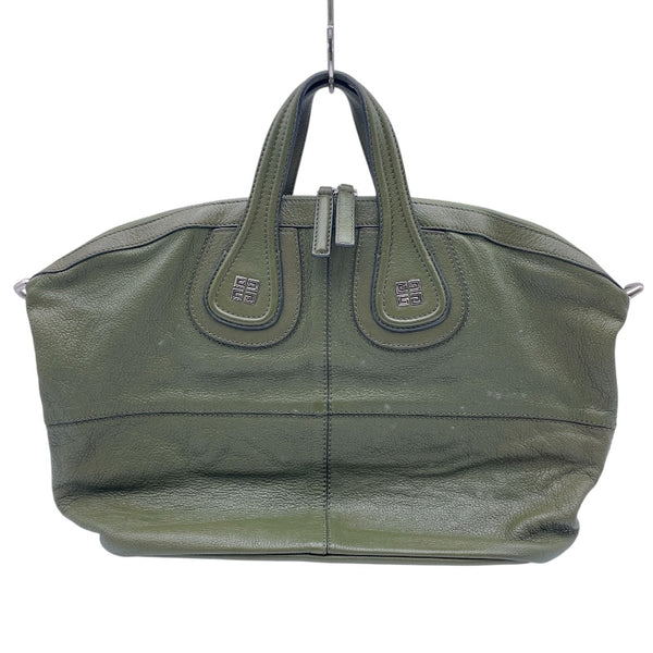 ジバンシィ GIVENCHY ナイチンゲール カーキ レザー レディース ショルダーバッグ