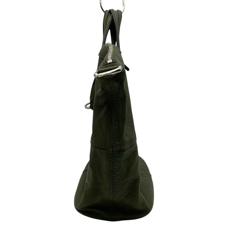 ジバンシィ GIVENCHY ナイチンゲール カーキ レザー レディース ショルダーバッグ