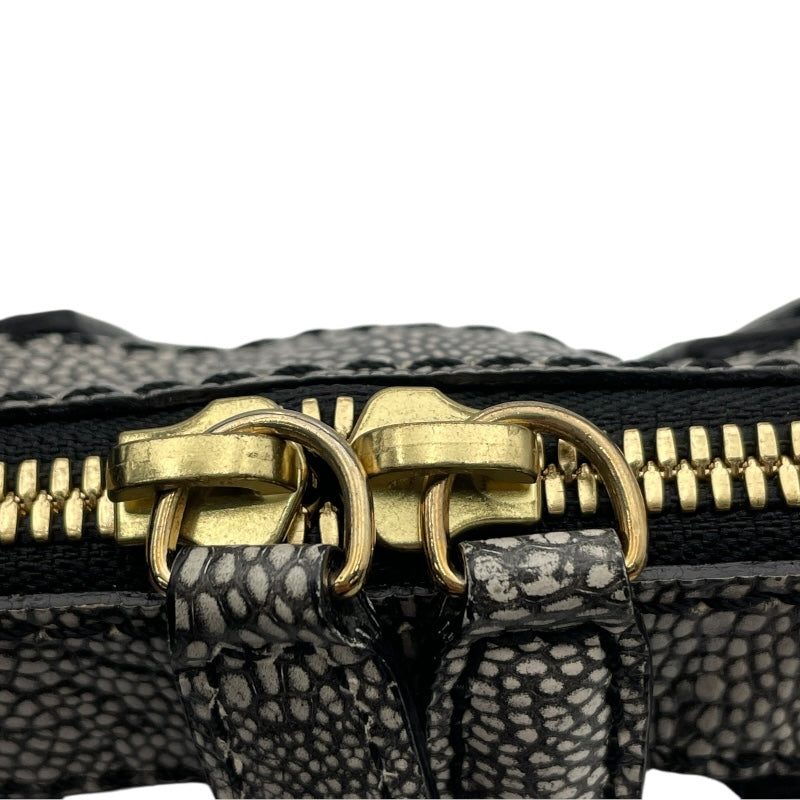 ジバンシィ GIVENCHY ナイチンゲール ブラックxホワイト レザー レディース ショルダーバッグ