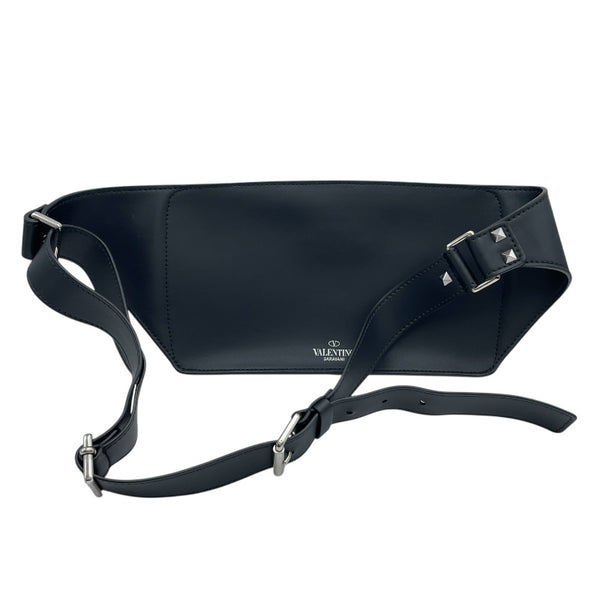 ヴァレンティノ VALENTINO ボディバッグ ブラック レザー メンズ ボディバッグ