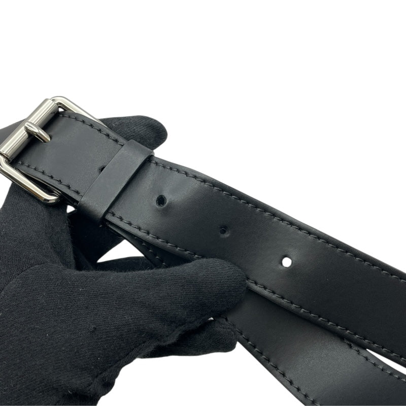 ヴァレンティノ VALENTINO ボディバッグ ブラック レザー メンズ ボディバッグ