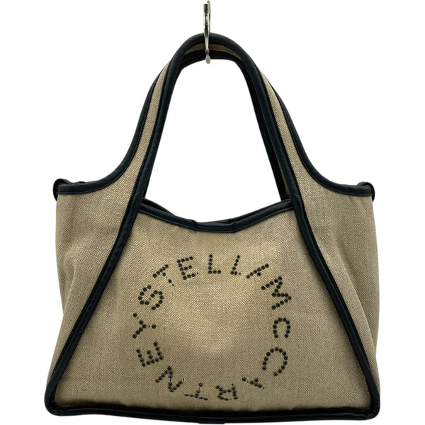 ステラ・マッカートニー STELLA McCARTNEY トートバッグ ベージュ キャンバス・レザー レディース トートバッグ