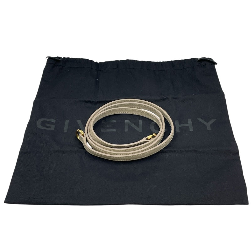 ジバンシィ GIVENCHY 2WAY ミニトート アイボリー GD金具 レザー レディース トートバッグ