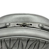 ミュウミュウ miu miu マテラッセ ショルダー シルバー レザー レディース ショルダーバッグ