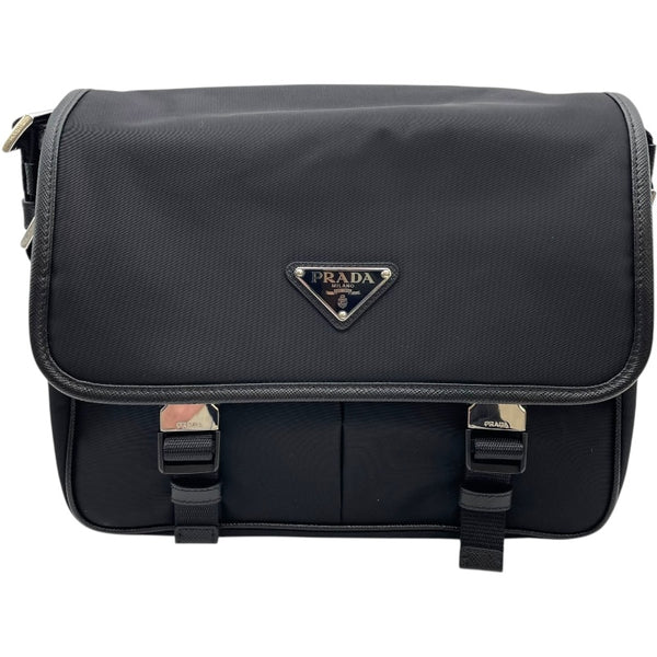 プラダ PRADA Re-Nylon ショルダーバッグ 2VD769 ブラック リナイロン メンズ ショルダーバッグ