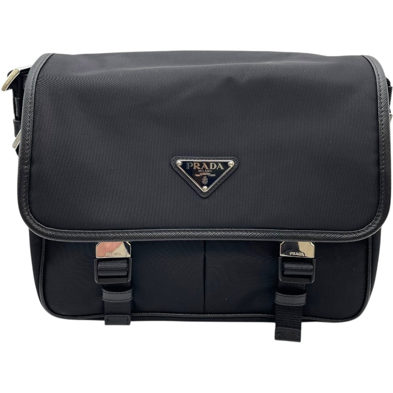プラダ PRADA Re-Nylon ショルダーバッグ 2VD769 ブラック リナイロン メンズ ショルダーバッグ