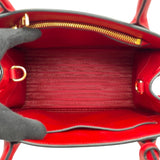 プラダ PRADA モノクロームバッグ 1BA156 レッド GD金具 サフィアーノレザー レディース ハンドバッグ