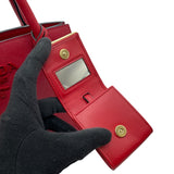 プラダ PRADA モノクロームバッグ 1BA156 レッド GD金具 サフィアーノレザー レディース ハンドバッグ