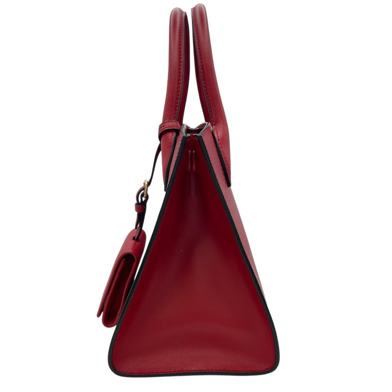 プラダ PRADA モノクロームバッグ 1BA156 レッド GD金具 サフィアーノレザー レディース ハンドバッグ