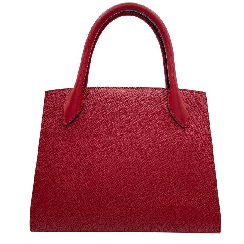 プラダ PRADA モノクロームバッグ 1BA156 レッド GD金具 サフィアーノレザー レディース ハンドバッグ