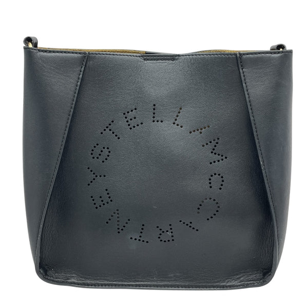 ステラ・マッカートニー STELLA McCARTNEY ショルダーバッグ ブラック GD金具 レザー レディース ショルダーバッグ