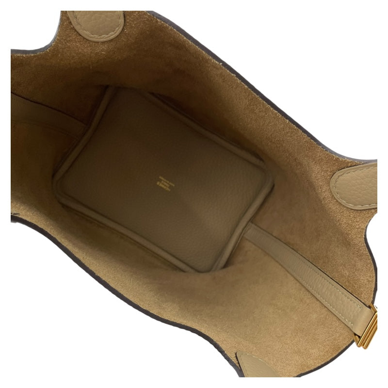 エルメス HERMES ピコタンロックPM K刻印 トレンチ GD金具 トリヨンクレマンス ユニセックス ハンドバッグ