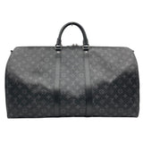 ルイ・ヴィトン LOUIS VUITTON キーポル・バンドリエール55 M40605 ブラック モノグラム・エクリプス メンズ ボストンバッグ