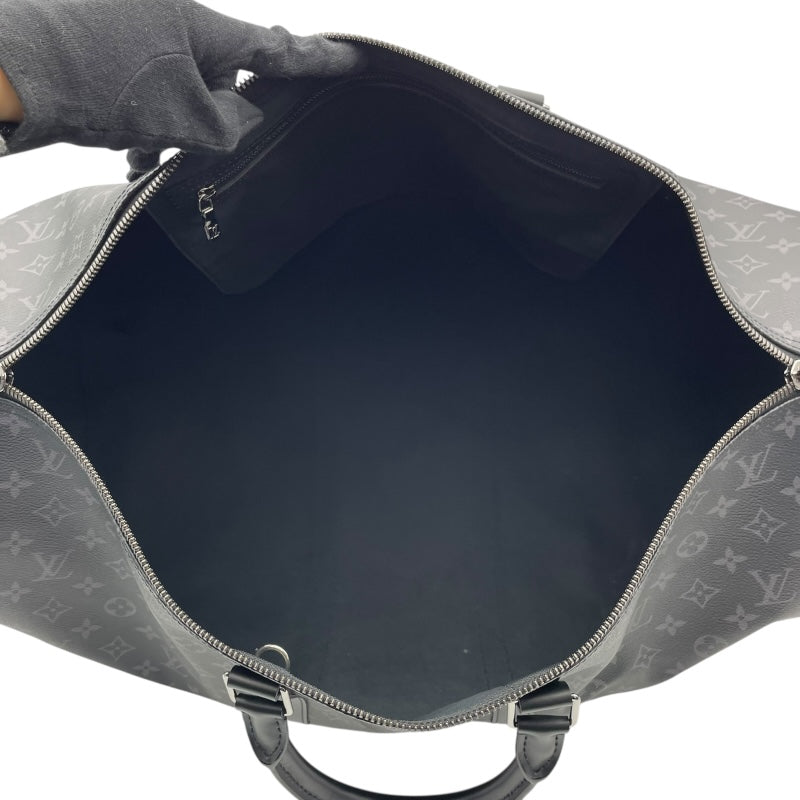 ルイ・ヴィトン LOUIS VUITTON キーポル・バンドリエール55 M40605 ブラック モノグラム・エクリプス メンズ ボストンバッグ