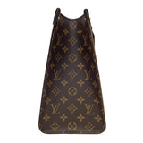 ルイ・ヴィトン LOUIS VUITTON オンザゴー MM M45321 ブラウン モノグラム・ジャイアント・リバース レディース ショルダーバッグ
