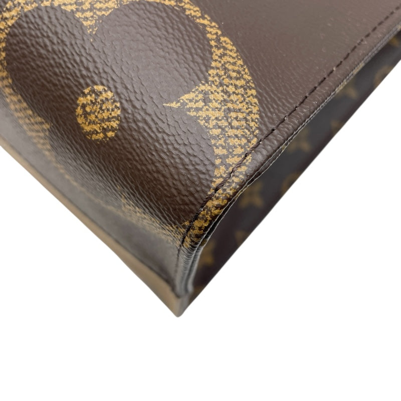 ルイ・ヴィトン LOUIS VUITTON オンザゴー MM M45321 ブラウン モノグラム・ジャイアント・リバース レディース ショルダーバッグ