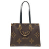 ルイ・ヴィトン LOUIS VUITTON オンザゴー MM M45321 ブラウン モノグラム・ジャイアント・リバース レディース ショルダーバッグ