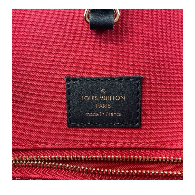 ルイ・ヴィトン LOUIS VUITTON オンザゴーMM M45321 ブラウン モノグラムキャンバス･ジャイアント・リバースキャンバス レディース トートバッグ