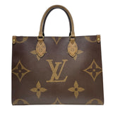 ルイ・ヴィトン LOUIS VUITTON オンザゴー MM M45321 ブラウン モノグラム・ジャイアント・リバース レディース ショルダーバッグ