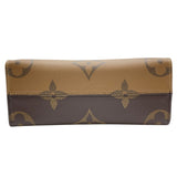 ルイ・ヴィトン LOUIS VUITTON オンザゴーPM M46373 ブラウン モノグラム・ジャイアント・リバース レディース ハンドバッグ