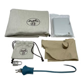 エルメス HERMES バーキン35 □K刻印　(2007年製) ブルージーン　シルバー金具 トゴ レディース ハンドバッグ