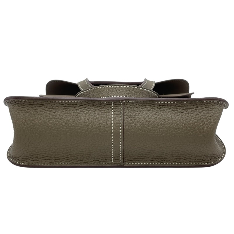 エルメス HERMES アルザン25 W刻 エトゥープ SV金具 トリヨン レディース ショルダーバッグ