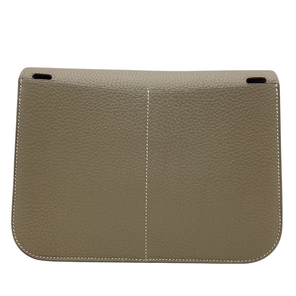 エルメス HERMES アルザン25 W刻 エトゥープ SV金具 トリヨン レディース ショルダーバッグ