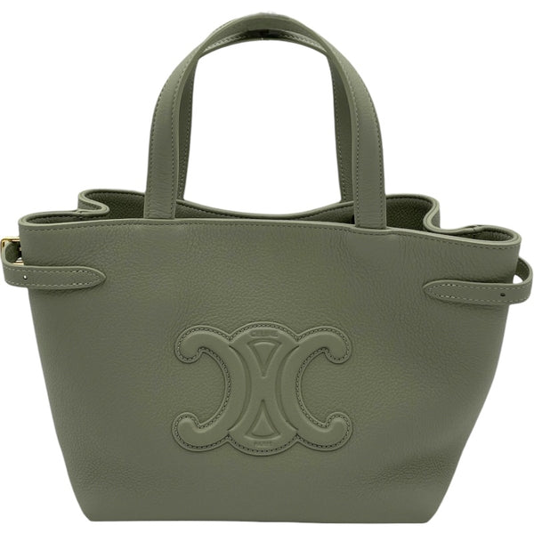 セリーヌ CELINE ミニカバアナイス 121743ENY グリーン GD金具 カーフ