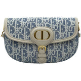 クリスチャン・ディオール Christian Dior ボビーイーストウェスト M9335UDFD アイボリー/ブルー オブリーク/レザー/リネン レディース ショルダーバッグ